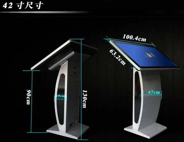21,5 24 32 42 дюймовый сенсорный экран все в одном led lcd tft hd pc wechat whatsapp вывеска Тотем фото стенд киоск с принтером
