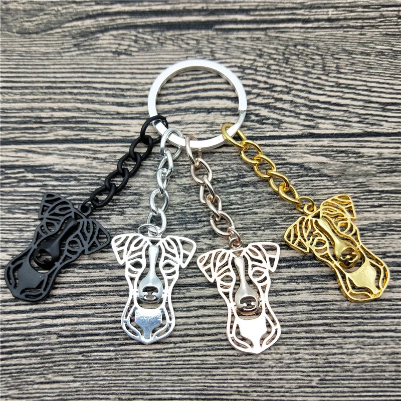 Брелок для ключей Джек Рассел терьер модный аксессуар с собакой мужчин и