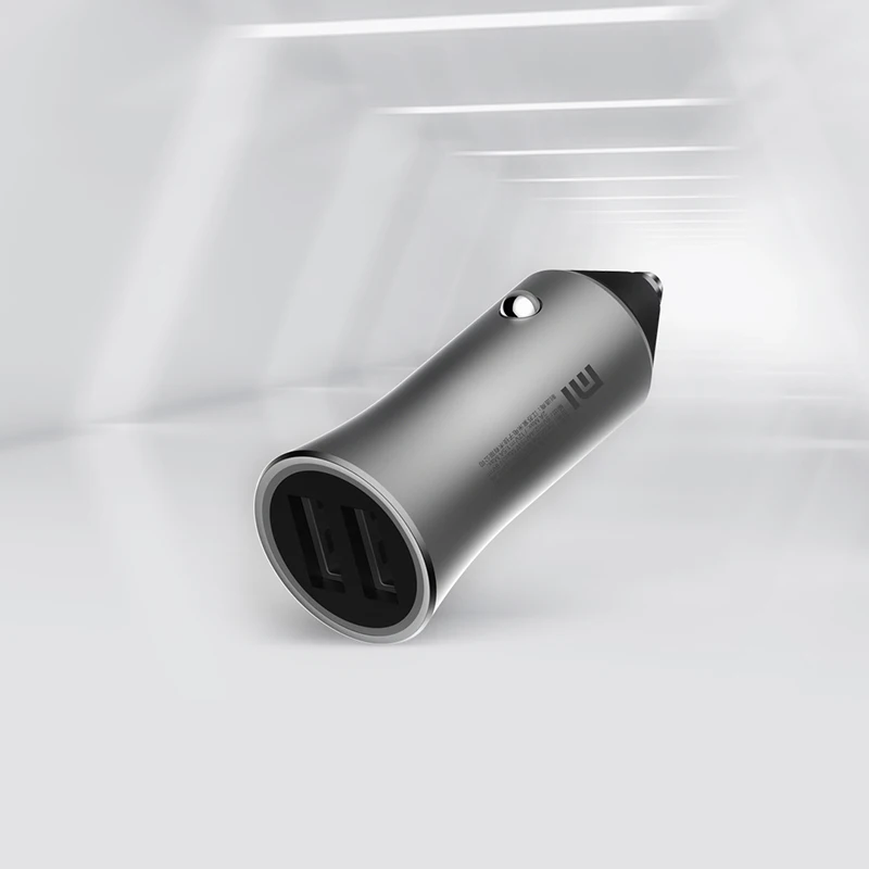 Оригинальное автомобильное зарядное устройство для Xiaomi 18W Quick Charge 9 V/2A Dual USB Qualcomm 3 0