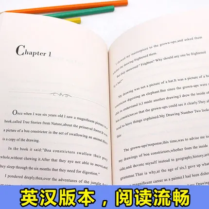 Двуязычная книга Xiao Wang zi на китайском и английском языках | Канцтовары для офиса