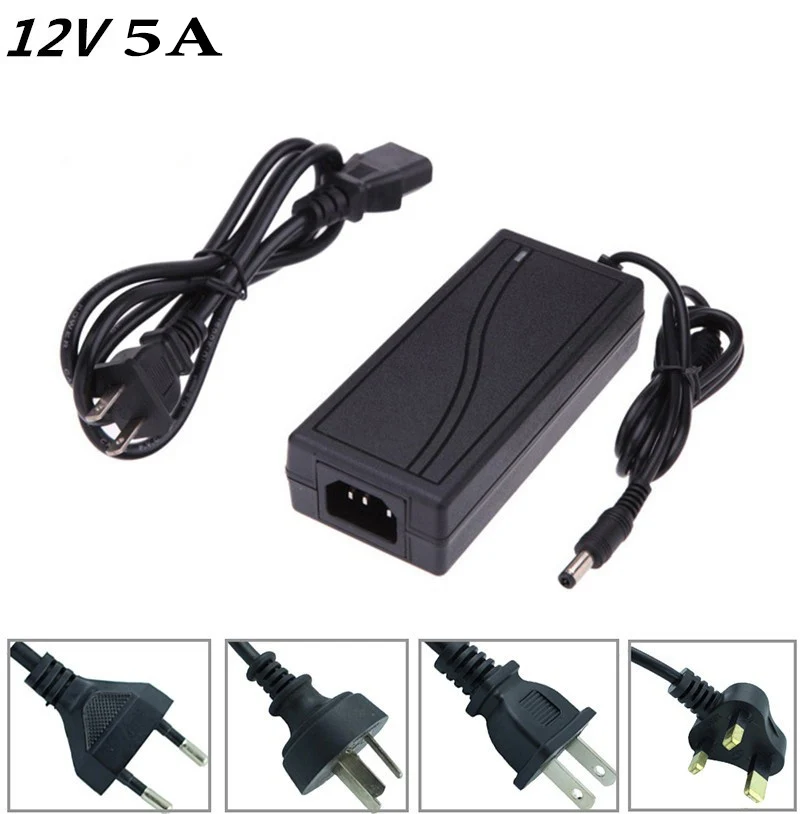 BLYN LED Power Supply 12V AC110V/220V Light Transformer 5.5x2.1mm 36W 60W 100W 120W For CCTV Camera Adapter Driver | Лампы и освещение