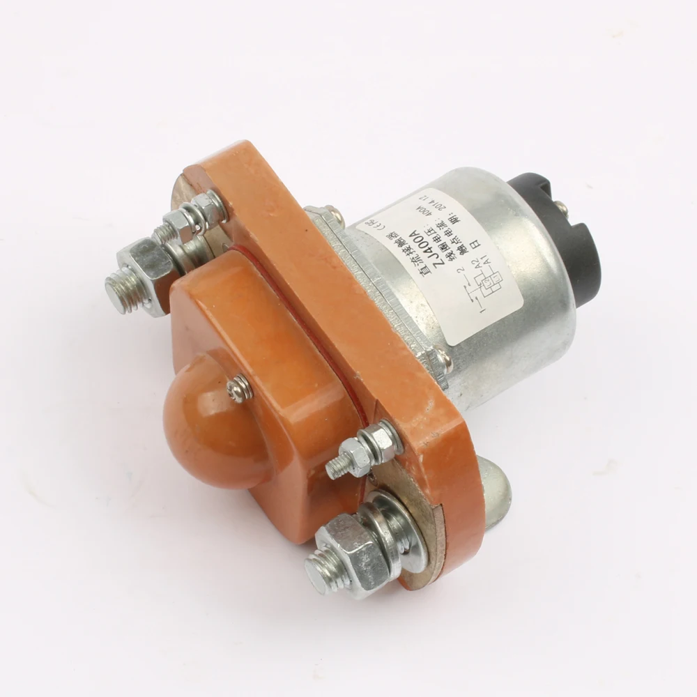 DIANQI 1NO(нормально открытый) 12V 24V 36V 48В 60В 72В контактор постоянного тока для мотор погрузчик электромобиль захватить wehicle автомобильная лебедка ZJ400A