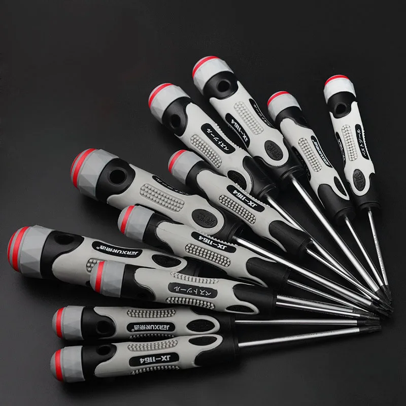 JERXUN T5-T30 отвертка Torx CR-V Быстрый сливовый Отвертка Магнитный болт отвертка инструменты для вождения 1 шт