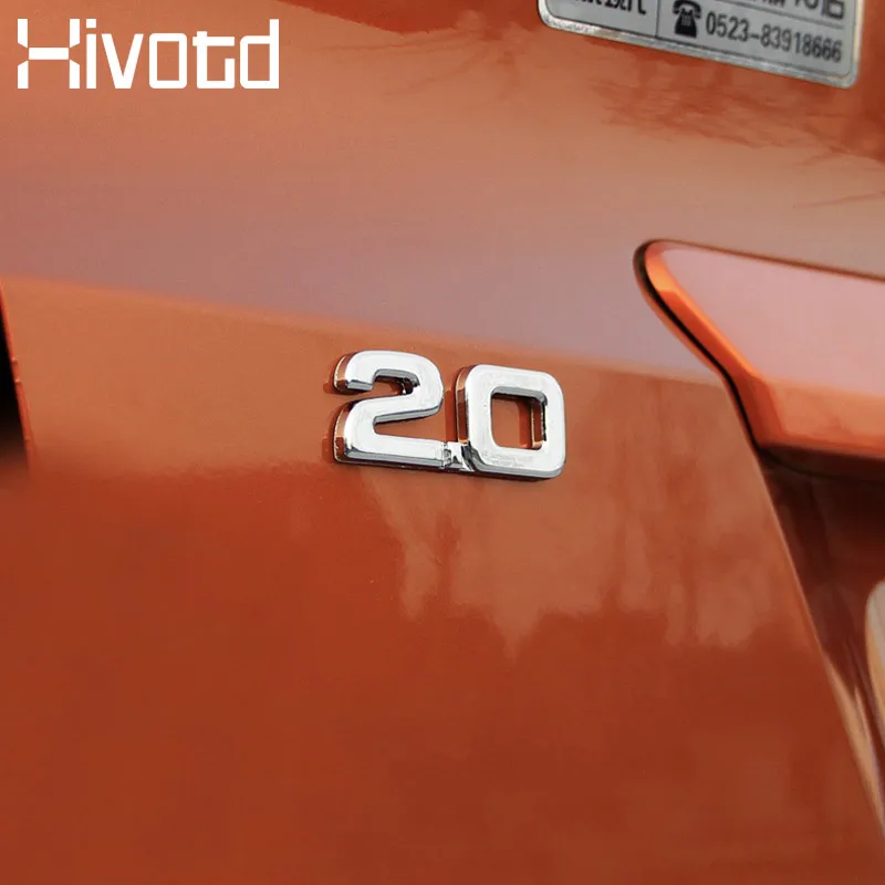 Hivotd автомобиль 4WD 2 0 эмблемы автомобильный Стайлинг Хром ABS аксессуары для хундай