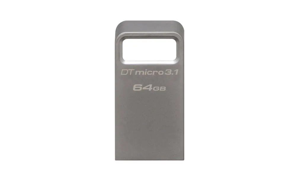 Kingston technology DataTraveler Micro 3 1 64 ГБ 0 (3 Gen 1) Conector USB Tipo A Sin tapa Metalico | Компьютеры и офис