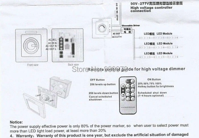 110V 220V 300W 8A ИК Затемнения инфракрасный пульт дистанционного управления 220 V-240 V светодиодный диммер для Светодиодный светильник Точечный светильник 200 Вт с ИК-контроллер