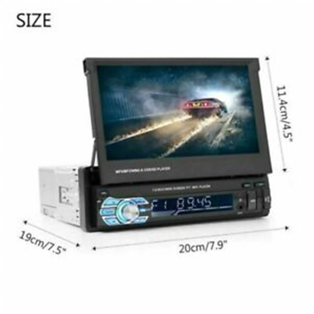 Podofo выдвижной Авторадио gps навигация Bluetooth стерео FM USB 1din автомобильный Радио " HD сенсорный экран MP5 плеер Зеркало Ссылка Cam