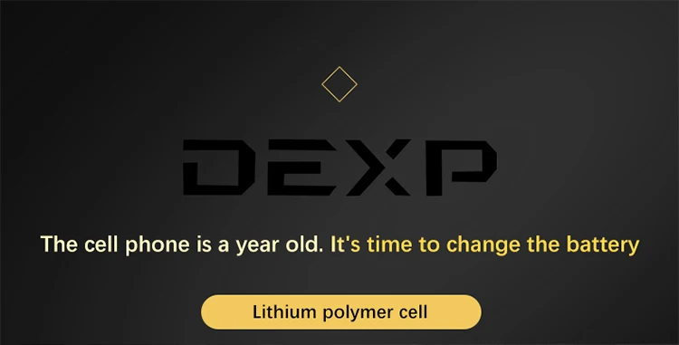 Original DEXP Ixion es950 es 950 2400mAh Cellphone Lastest production High quality Battery+Tracking Number