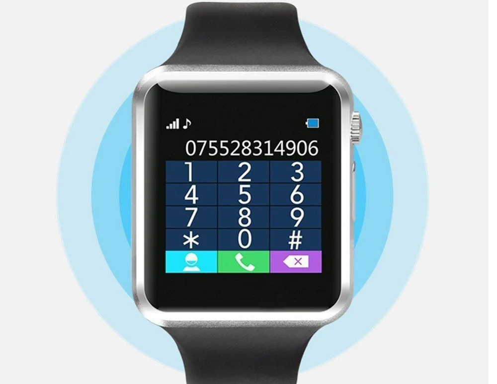 A1 Bluetooth умные часы Reloj Inteligente Высокое разрешение сенсорный экран умные часы для мужчин и женщин умные часы для Android