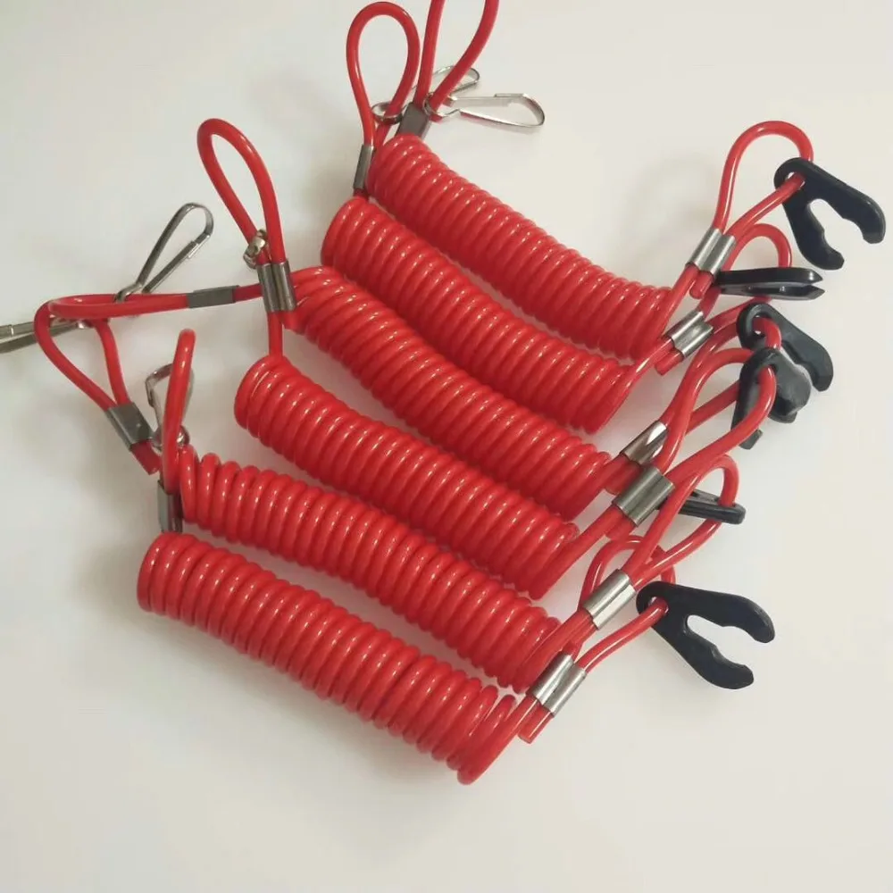 Лодочный мотор Kill Stop клавишный шнур красный страховочный трос для мотора Switch Key