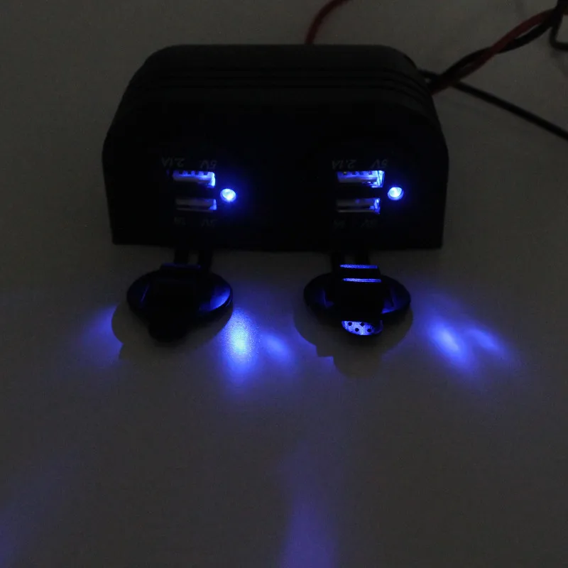Горячей продажи 12 В автомобилей Грузовик Лодка аксессуары Dual USB Зарядное