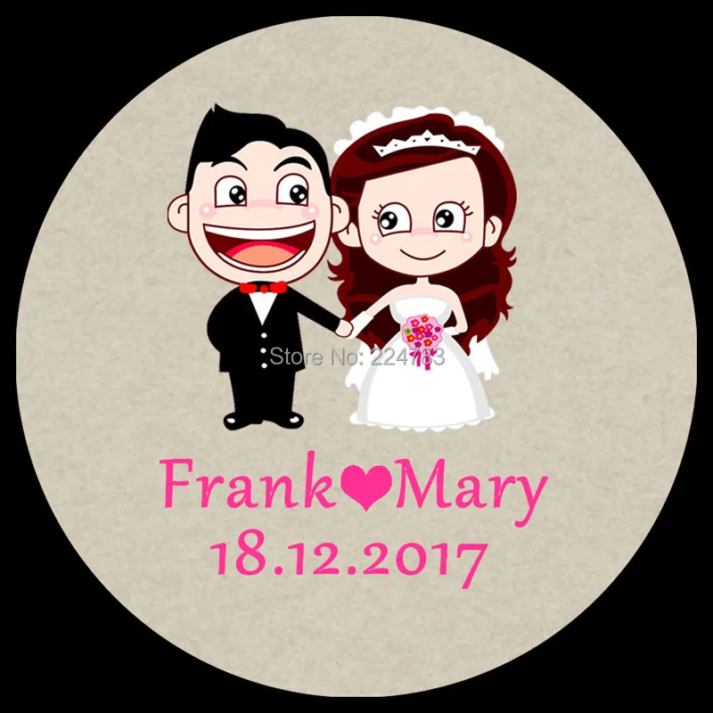 Свадебные персонализированные наклейки ярлыки для приглашений конверты тюленей