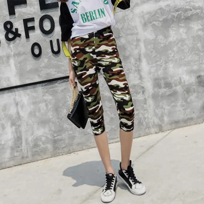 Модные женские леггинсы пикантные повседневные камуфляжные облегающие штаны Moost