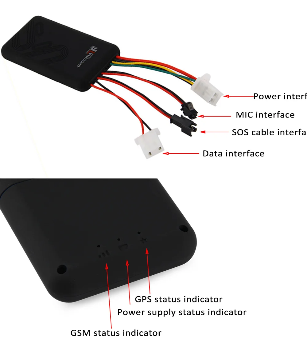GT06 Автомобильный GPS трекер SMS GSM GPRS система слежения Устройство локатор