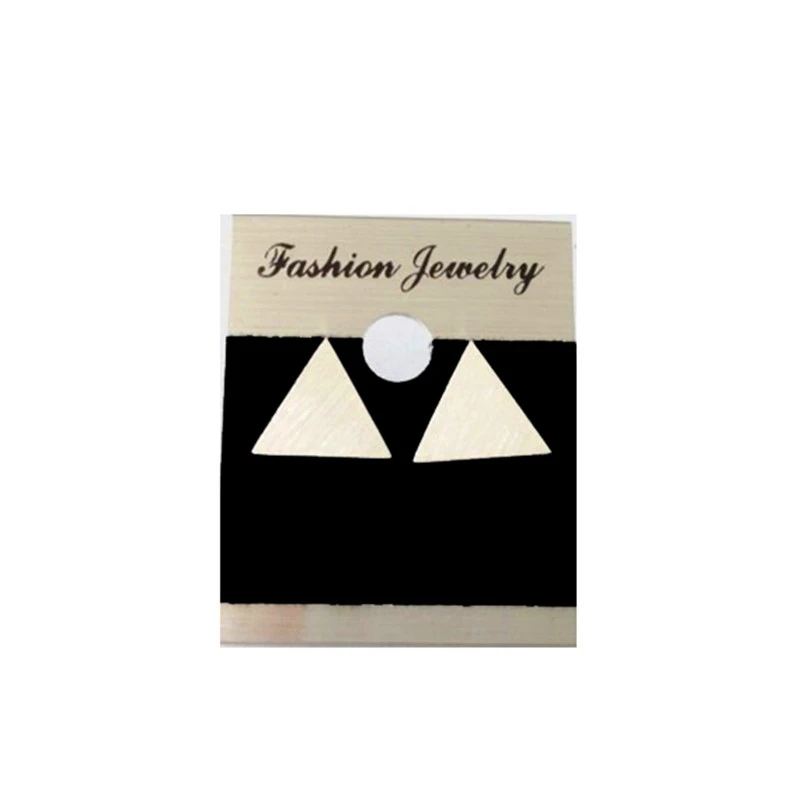 Simple Gold Color Geometric Triangle Stud Earrings For Women Girl Fashion Korean Jewelry Aretes De Mujer Modernos | Украшения и