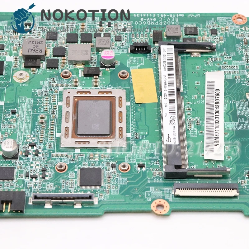 NOKOTION NBM4711002 NB. M4711.002 DA0ZRPMB6C0 для acer ASPIRE V5-551 V5-551G материнская плата для ноутбука A8-4555M процессор HD7650M gpu