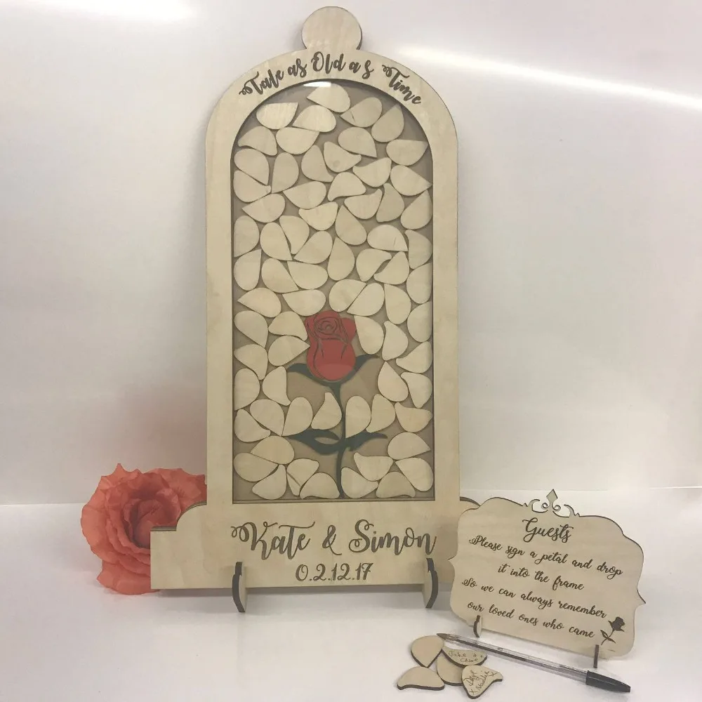 Настройте сказку как старое времена Красавица и чудовище Свадебная коробка топы