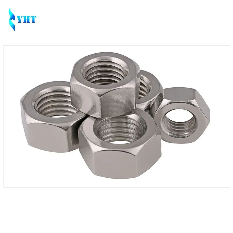 DIN934 M2 M2.5 M3 M4 M5 M6 304 Шестигранная гайка из нержавеющей стали шестигранные гайки