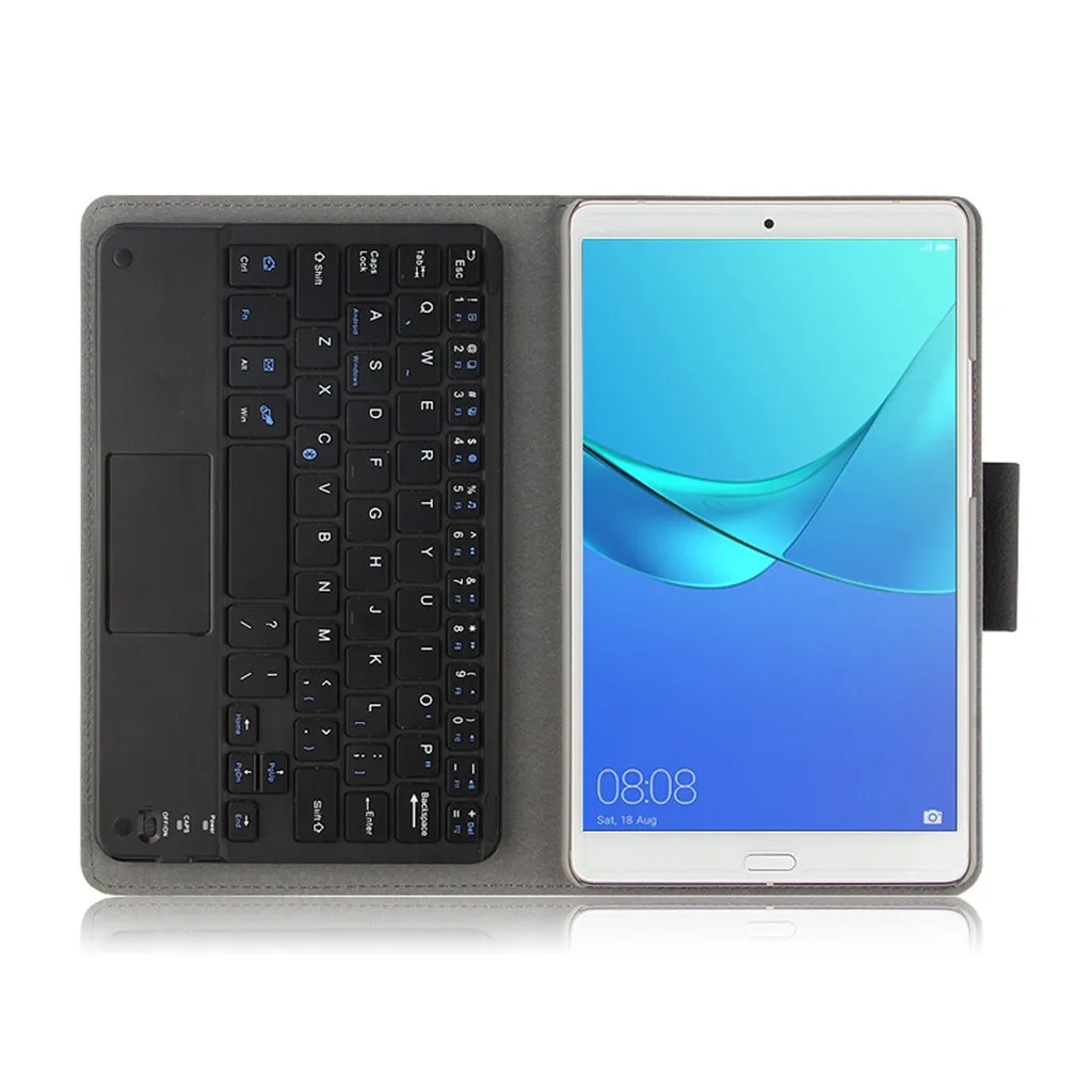 Чехол для планшета Huawei M5 8 4 дюйма MediaPad чехол с Bluetooth клавиатурой кожаный откидной