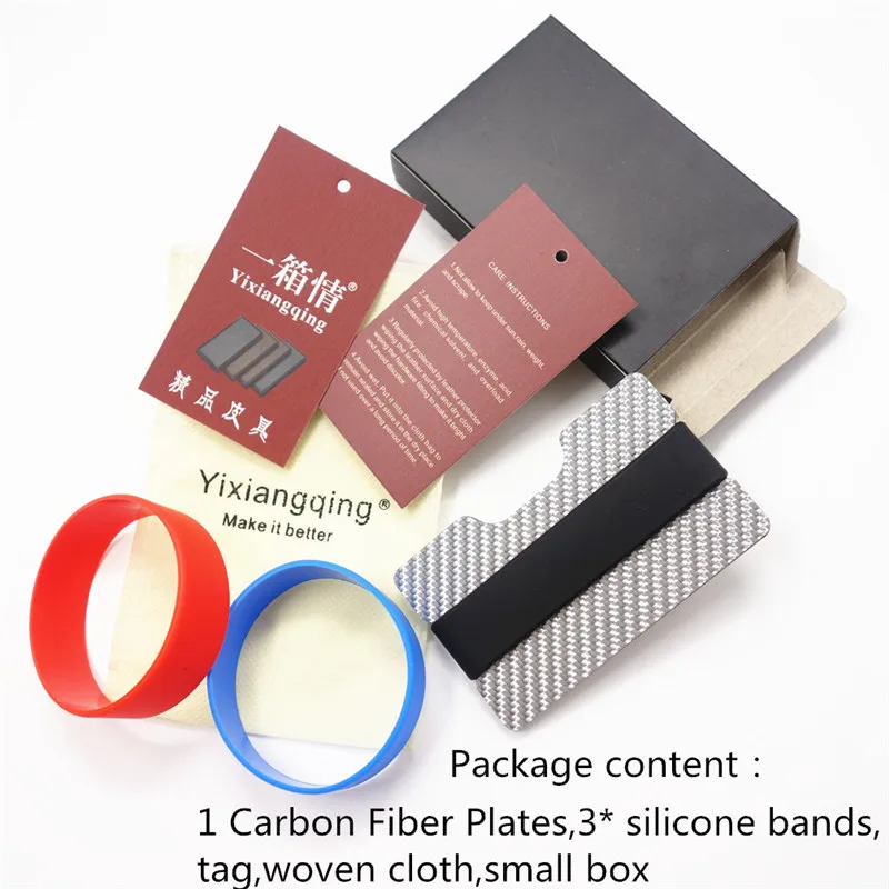 Карбоновый держатель для карт тонкий из углеродного волокна | Багаж и сумки