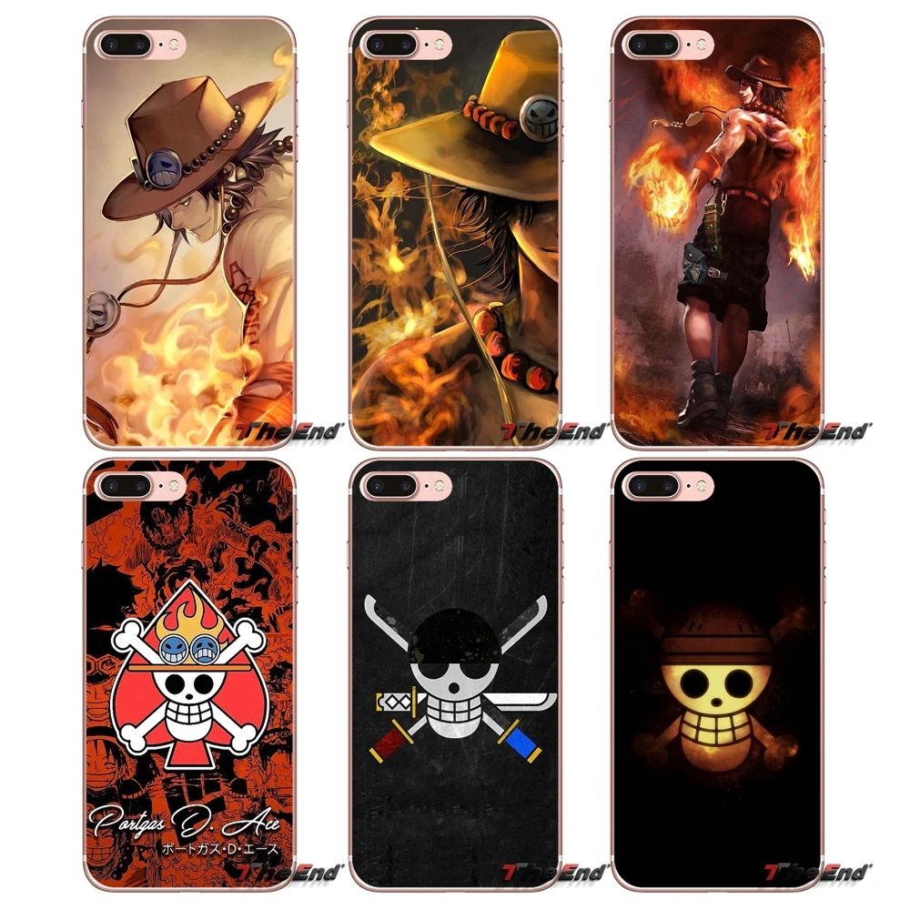 Для Samsung Galaxy S2 S3 S4 S5 MINI S6 S7 edge S8 S9 Plus Note 2 3 4 5 8 Coque Fundas One Piece Portgas D. Ace чехлы для