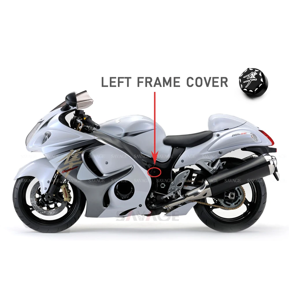 Шестигранные гладкие рамки крепления двигателя для SUZUKI HAYABUSA 1999- аксессуары для мотоциклов шестигранный шар с графировкой