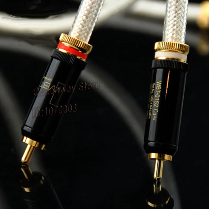 Hi end Hiend QED HiFi RCA кабель для колонок с двойным разъемом Lotus аудиосигнала|Кабели VGA| |
