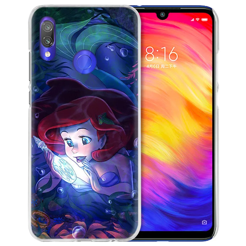 Маленький чехол с русалкой для Xiao mi Red mi Go Note 7 6 6A Pro S2 5 5A 4X mi A1 A2 9 mi x 3 5G 8 lite Play F1 жесткий чехол для телефона из ПК