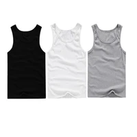 3pcslot cotton mens sleeveless top muscle vest cotton undershirts o neck gymclothing asian size casual shirt underwear