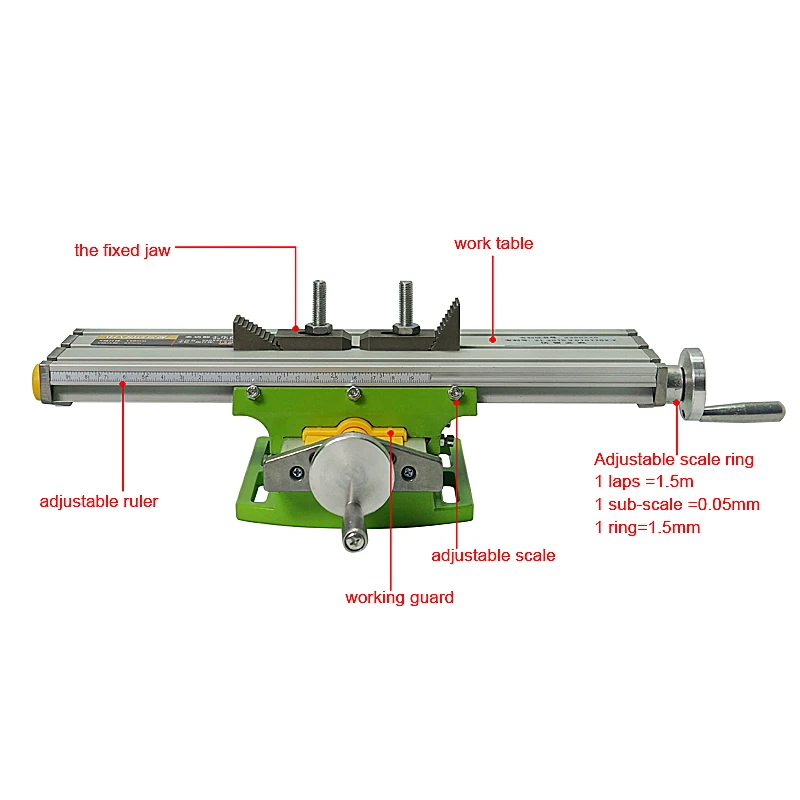 LY-6330 Многофункциональный фрезерный станок верстак сверлильный тиски