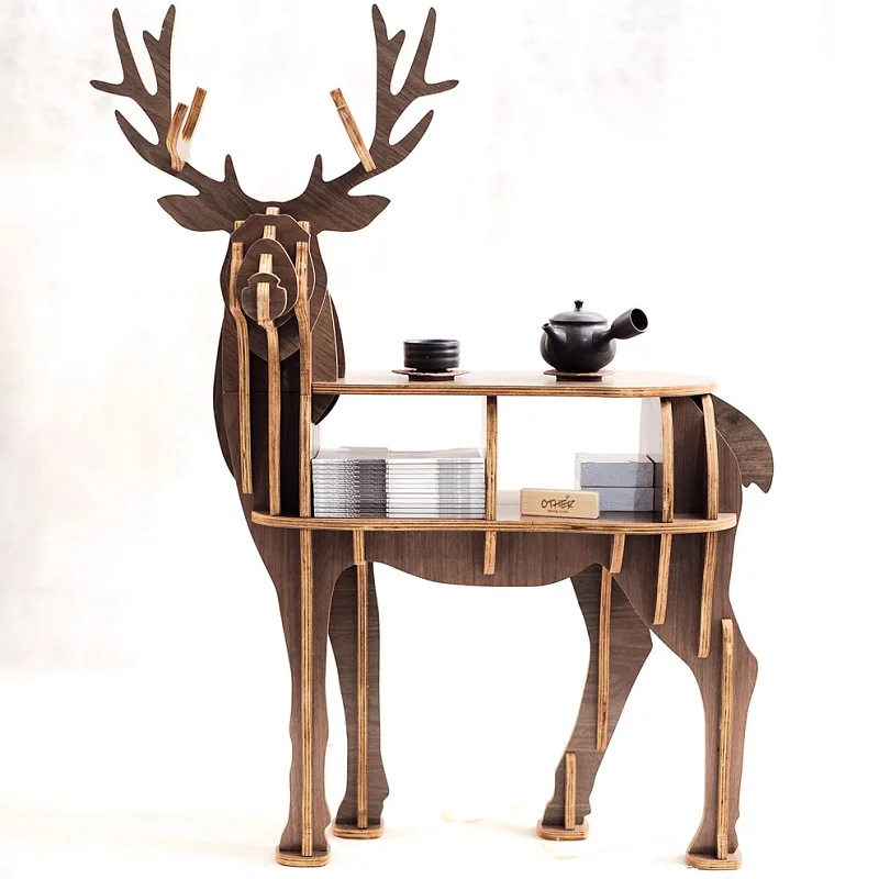 Фото New! High-end "S" size lookback reindeer table Wooden home furniture! self-build puzzle furniture Мебель New! High-end "S" size lookback reindeer table Wooden home furniture! self-build puzzle furniture Мебель