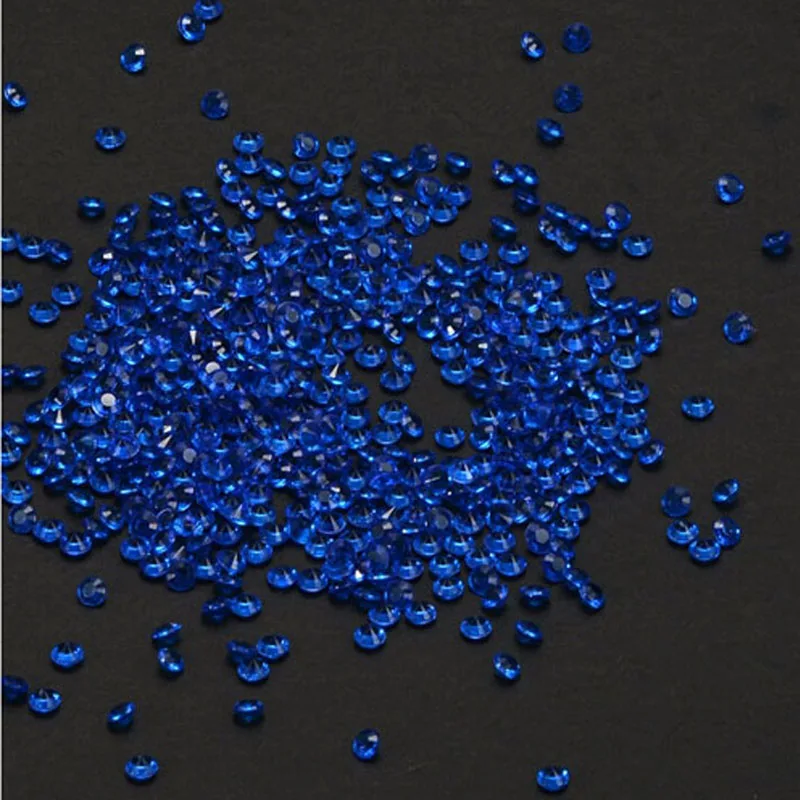 3mm 10000pc Diamond Crystal Wedding Anniversary Party Table Scatters Confetti Birthday Festival Rhinestone Acrylic Glasses Beads | Дом и сад