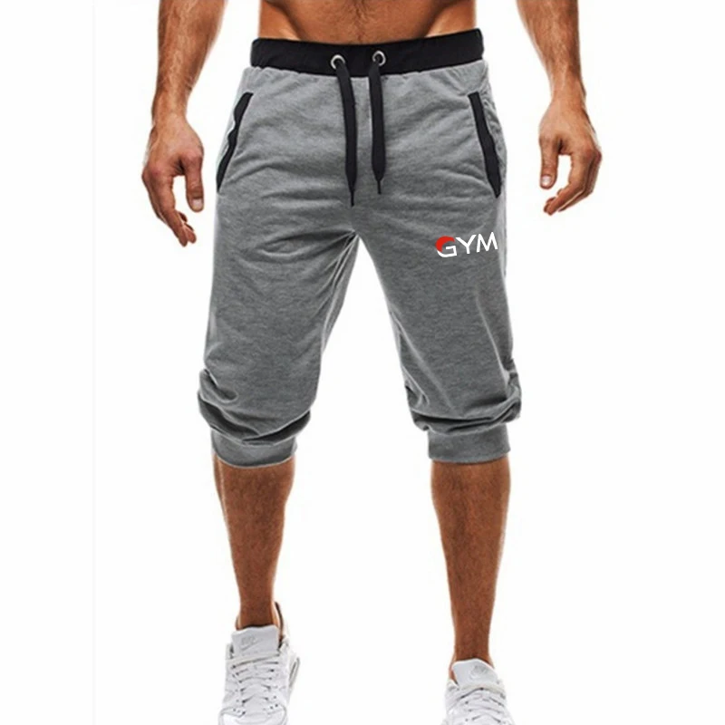 

Mens Gym Shorts Running Jogging Sports Fitness Bodybuilding Sweatpants Male Profession Workout Training Short Pants