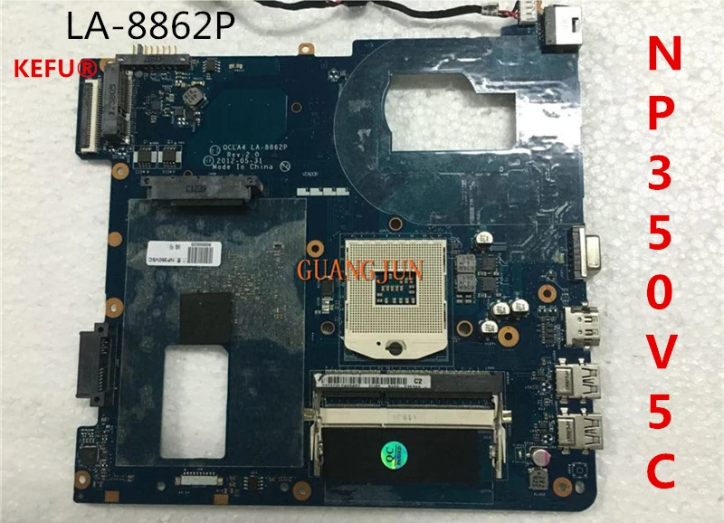 Материнская плата KEFU для ноутбука samsung NP350V5C хорошее качество полностью