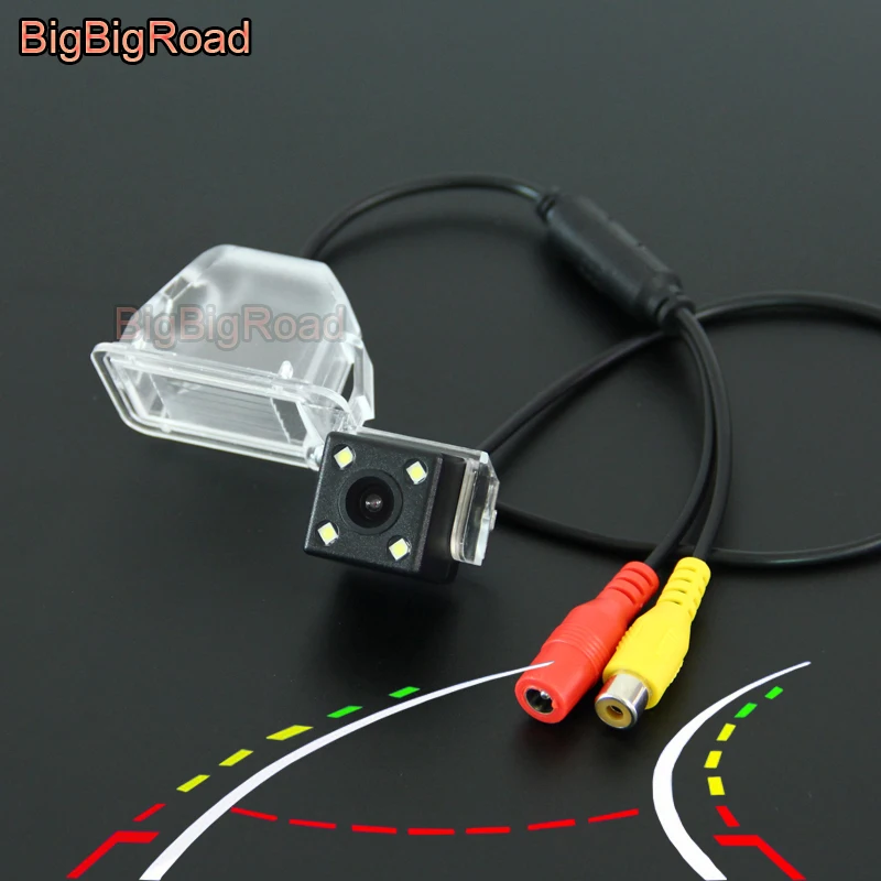 

BigBigRoad Car Intelligent Dynamic Tracks Rear View CCD Camera For Great Wall HAVAL H3 H5 Florid Voleex M3 C50 Parking Camera