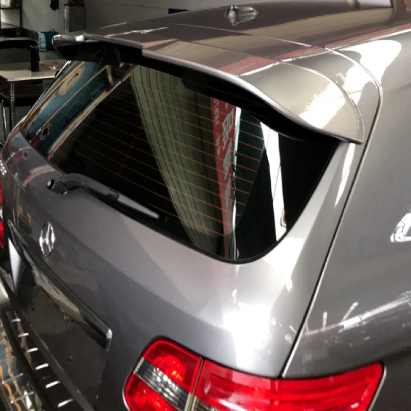 Для Mercedes Benz B-Class B200 2009 2010 2011 антенна на заднюю часть крыши, надрезаемая подкладка, abs Материал грунтовка Цвет для хвостовой части автомобиля декоративное крыло
