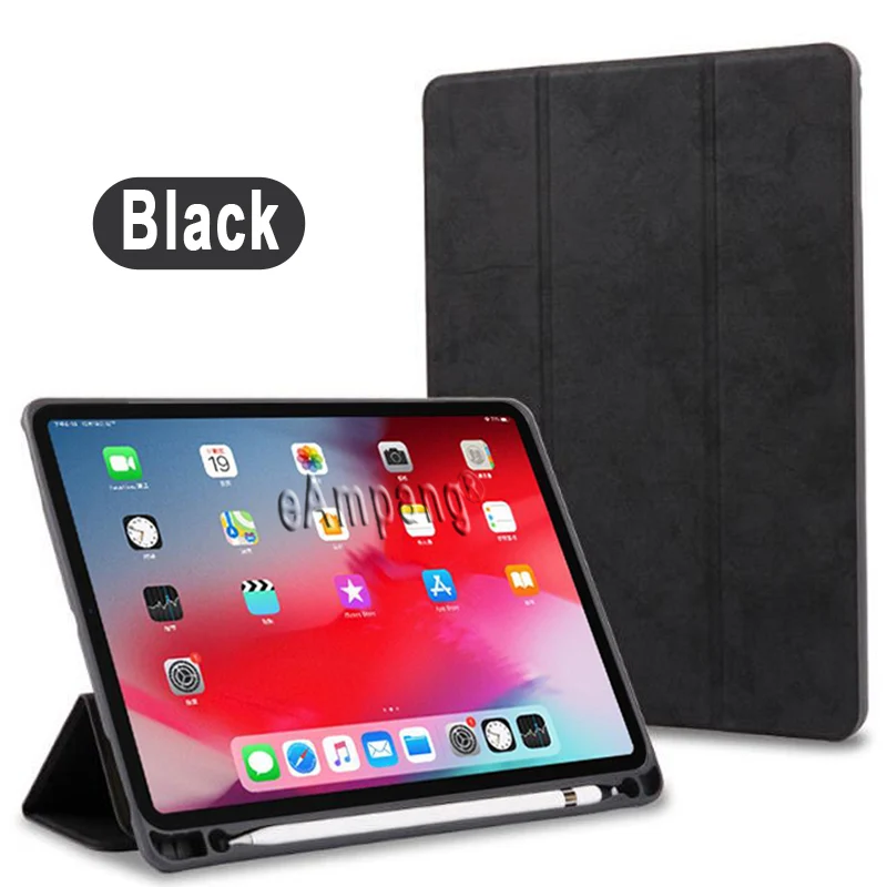 Чехол для Apple iPad Pro 12,9 12," Чехол Премиум кожа крокодиловый узор Смарт бодрствующий сон Funda+ карандаш держатель
