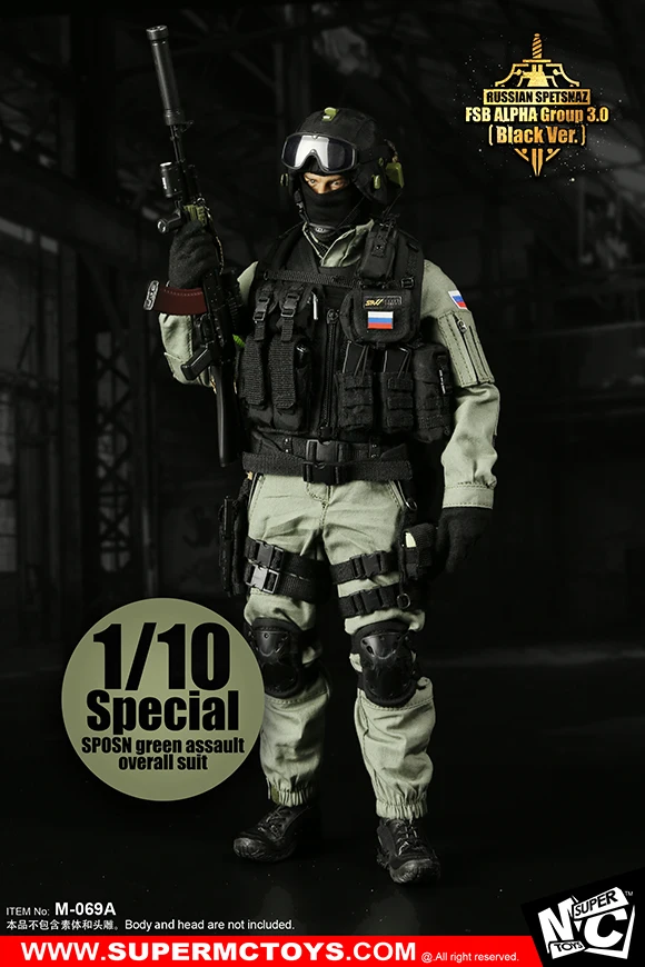 SuperMCTOYS M-069 1/6 русский спецназ FSB Alfa Group 3,0 набор для HT VC 12 дюймов Фигурка DIY