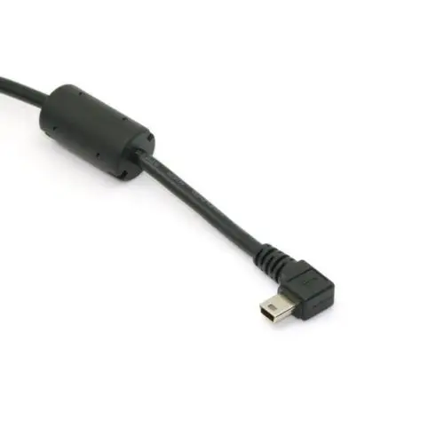Zihan Mini USB B Type 5pin мужской прямоугольный 90 градусов к 2 0 Мужской кабель для передачи