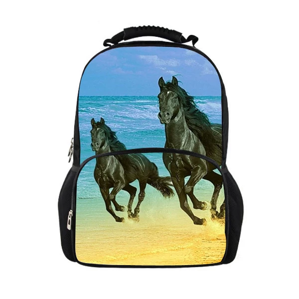 W3146A 3D Crazy Horse с принтом кошек мужские рюкзаки большой рюкзак детский школьный рюкзак женский рюкзак для путешествий FORUDESIGNS - Цвет: W3146A