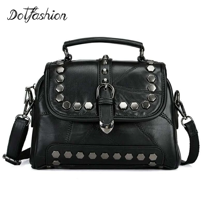 Женские сумки натуральная кожа сумка женские повседневные Черные лето 2017 г.