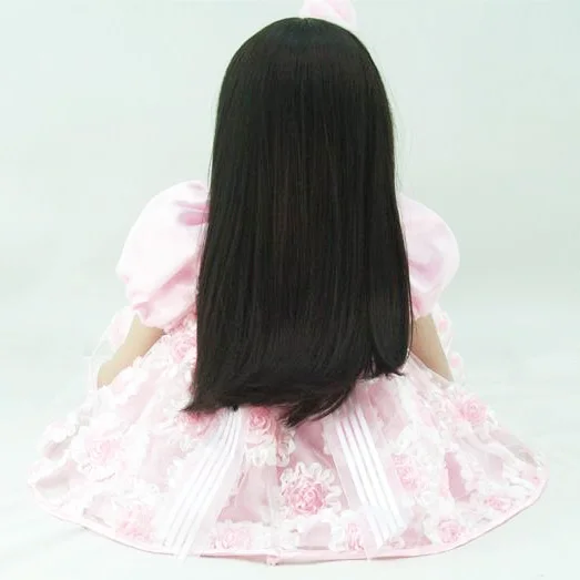 Реалистичное розовое платье ручной работы 22 дюйма для малышей Арианна Татиана