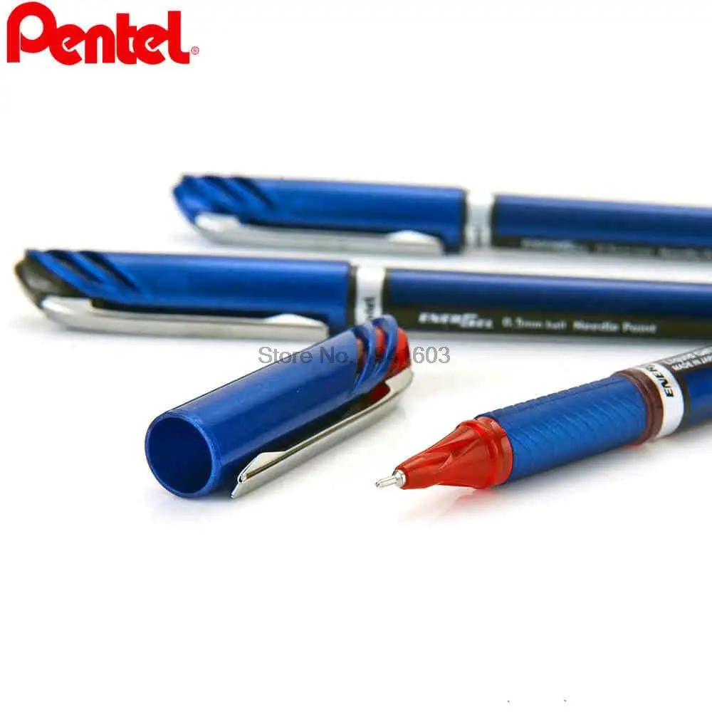 6 шт./кор. Pentel EnerGel жидкости с гелевыми чернилами-быстросохнущая-иглы-0,5 мм
