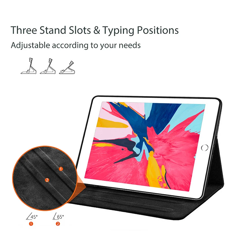 Чехол Mofi для Apple iPad 9 7 2018 2017 роскошный чехол из искусственной кожи Смарт-неделя сна