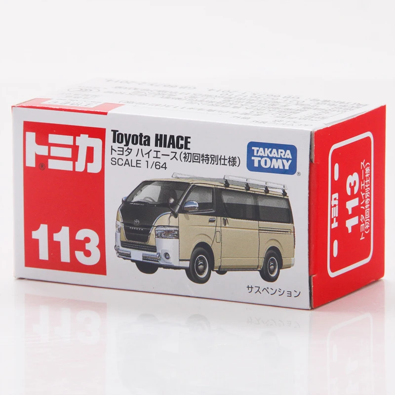 Takara Tomy Tomica 1/64 TOYOTA HIACE (1st бежевый) металлический автомобиль игрушечный №