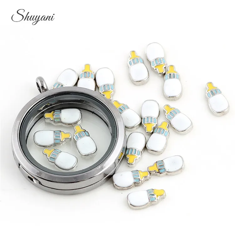 F99 новейшие 20 шт./лот плавающие медальоны из сплава Подвески DIY Детские кормушки