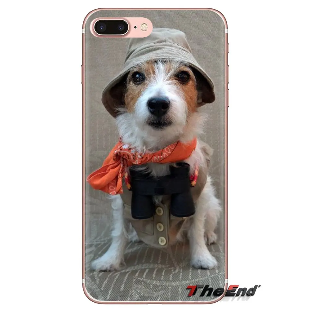 Jack Russell Terrier Dog Pup Puppy For Samsung Galaxy A3 A5 A7 A9 A8 Star A6 Plus 2018 2015 2016 2017 TPU Transparent Case Cover |