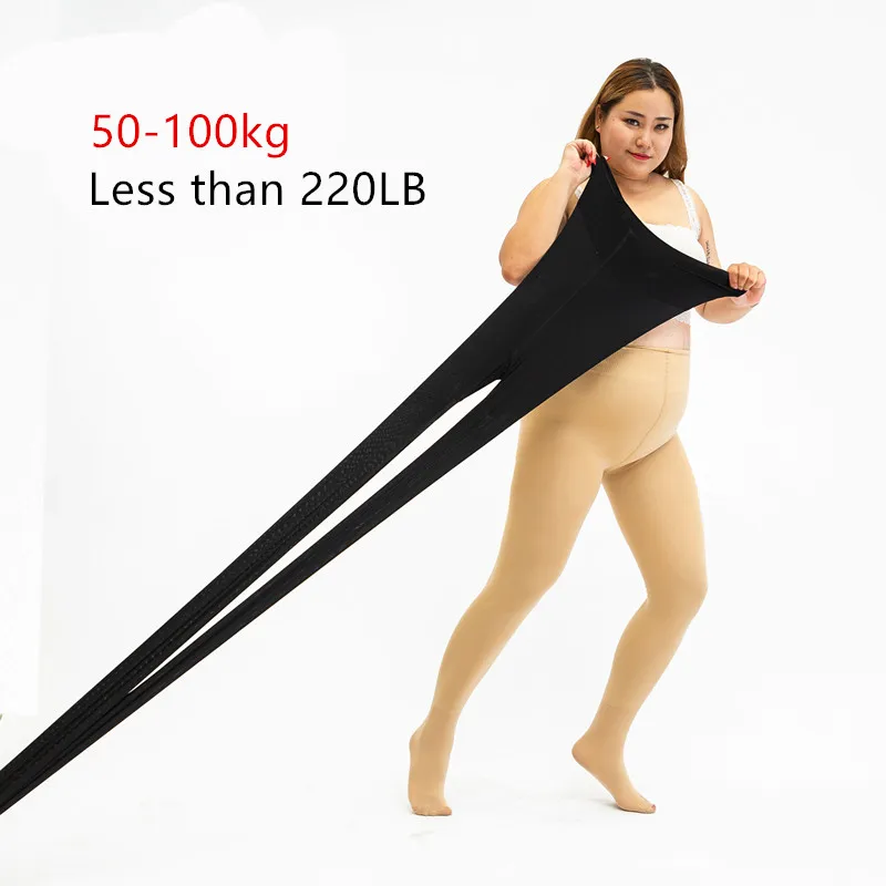 Весна 2019 колготки менее 220 фунтов 100 кг Женские Корректирующие ноги большого