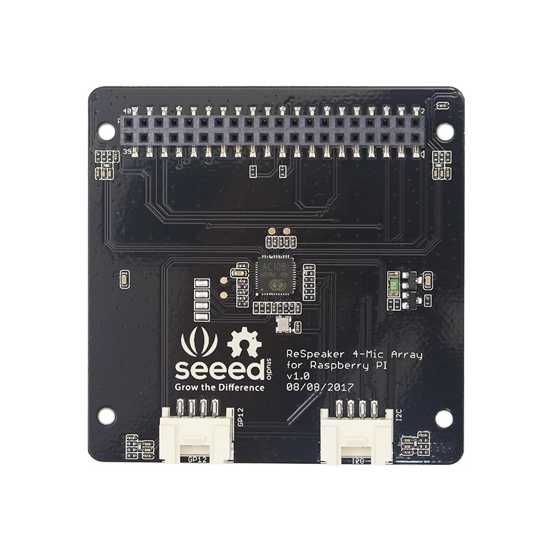 Для ReSpeaker 4 Mic массив для Raspberry Pi микрофона AI Voice Quad микрофон Плата