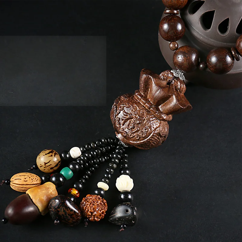 Автомобильный кулон Будда бисер благословение мир украшение интерьера